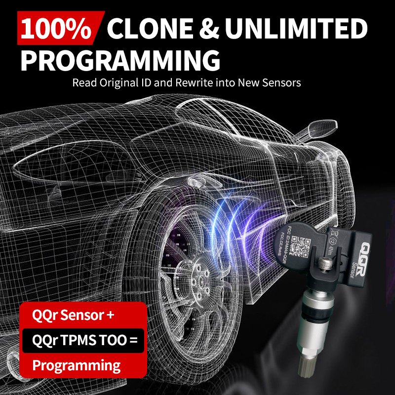 Tire Pressure Sensor Tool 433-315mhz Tpms Sensor Programmable Universal Tpms Sensor for All Cars Programming Universal Tpms