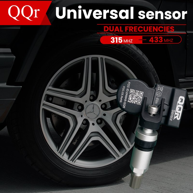 Tire Pressure Sensor Tool 433-315mhz Tpms Sensor Programmable Universal Tpms Sensor for All Cars Programming Universal Tpms