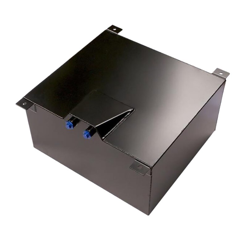 Car Modified Car Fuel tank Without Sensor 30L 7.925Gallons Aluminum Alloy OC-1018-60/OC-1017-60 Silver and Black Plastic Cover
