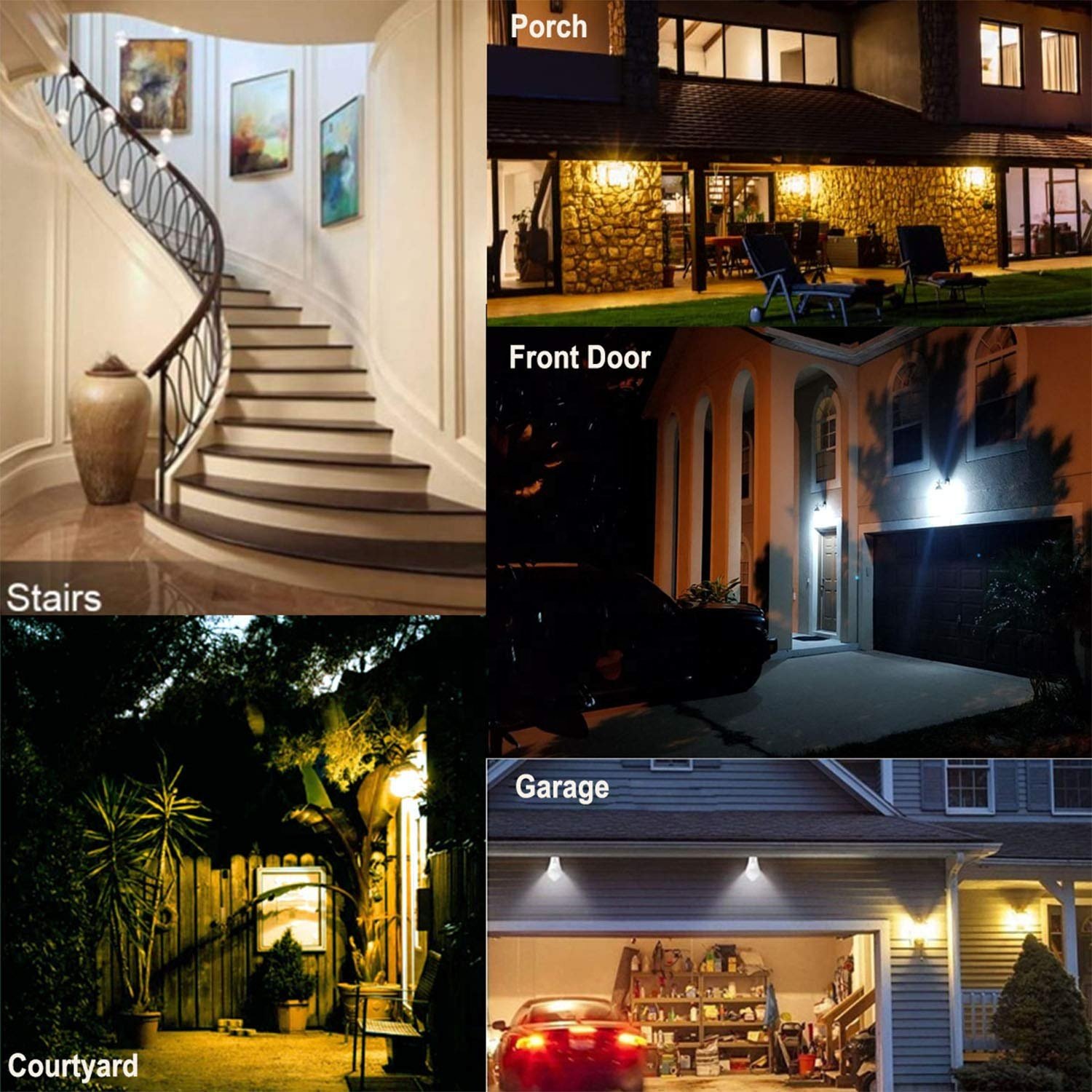 Long Lifespan Smart Dusk to Dawn Motion Sensor Activated LED Bulb with PIR Motion Sensor Adjustable Sensitivity Auto Switch