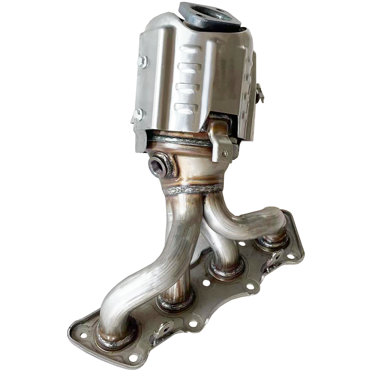 Exhaust Pipe Wholesale Euro4 Euro5 Catalytic Converter for Hyundai Accent Veloster 2009-2015 2.4L Kia Rio IX25 2012-2014