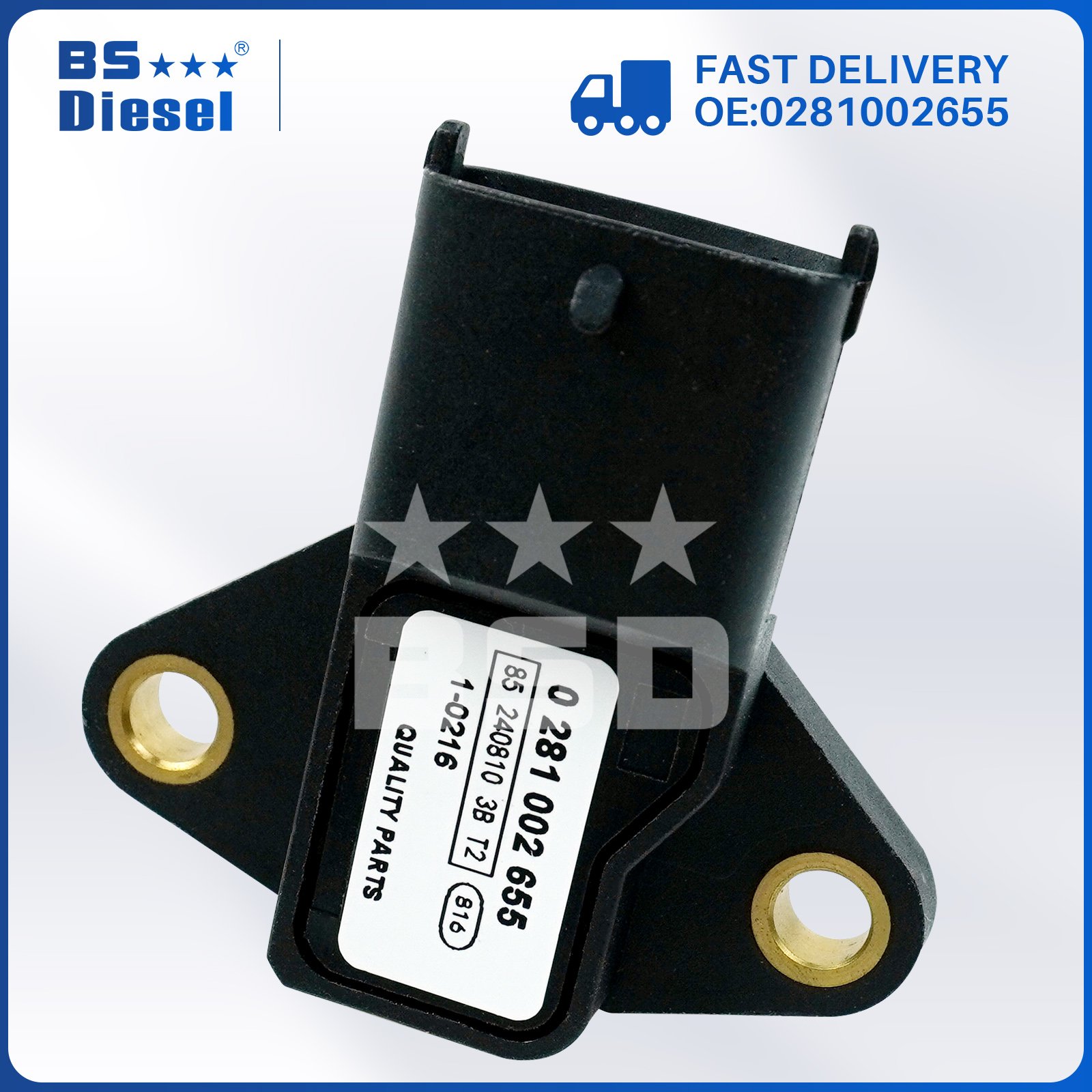 MAP Sensor Intake Air Mainifold Absolute Pressure Sensor 1697325 0281002655 for Man TGA TGL TGX TGS TGM