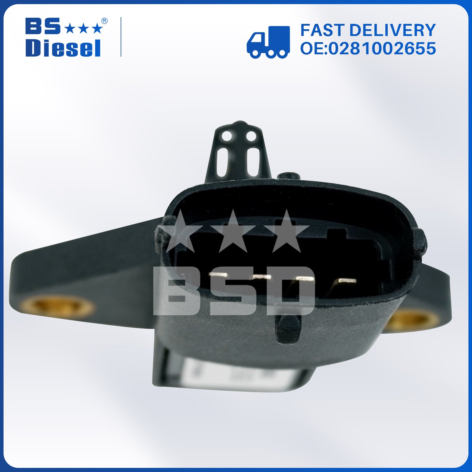 MAP Sensor Intake Air Mainifold Absolute Pressure Sensor 1697325 0281002655 for Man TGA TGL TGX TGS TGM