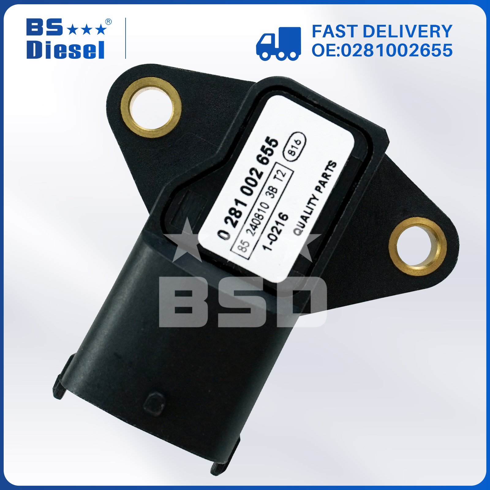 MAP Sensor Intake Air Mainifold Absolute Pressure Sensor 1697325 0281002655 for Man TGA TGL TGX TGS TGM