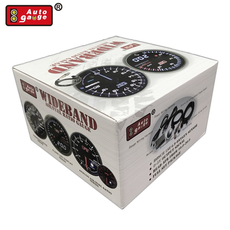 Hot Selling 60mm EVO Wideband Gauge With LED Display LCD New Used Condition 12V Voltage for Honda Hyundai Trucks