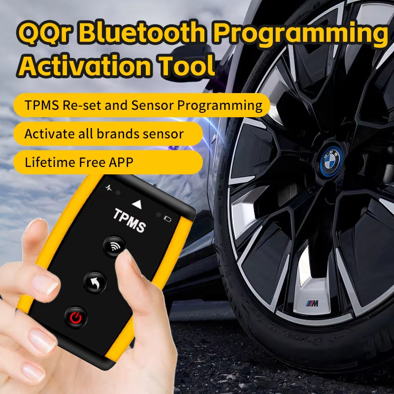 QQr DAM100 Bluetooth TPMS Tool Auto Sensor Programmer to Activate Read and Relearn Programs for S1 Vehicle