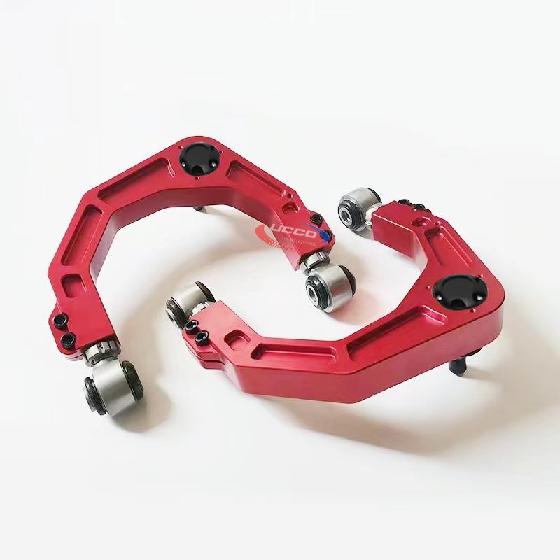 Upgraded Forged Front Upper Control Arms for 2-4" Lift Kit for Patrol Y62 2010-2022 Adjustment Lifting 2"-3" Matte Silver