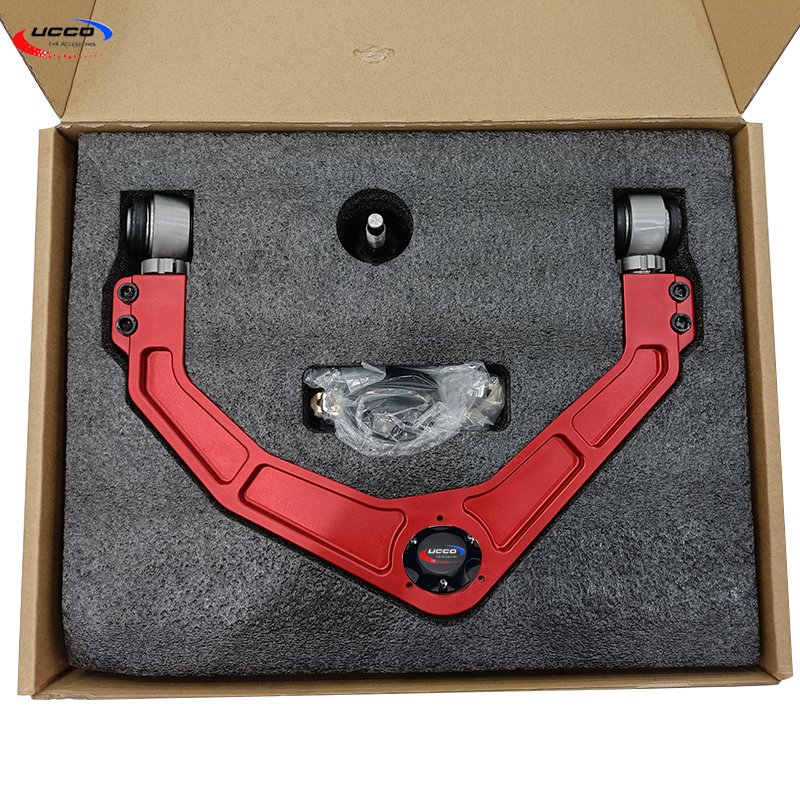 Upgraded Forged Front Upper Control Arms for 2-4" Lift Kit for Patrol Y62 2010-2022 Adjustment Lifting 2"-3" Matte Silver