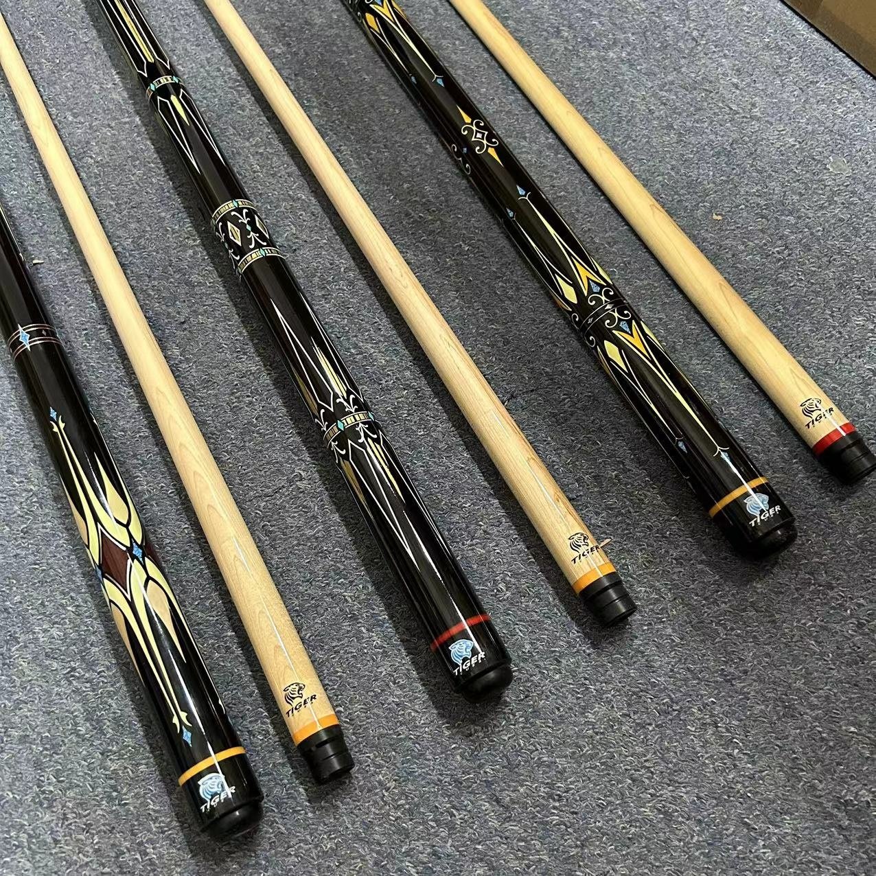 New Superior Maple Wood 2-PC Style Billiard Pool Cue 13MM Tip on Sale