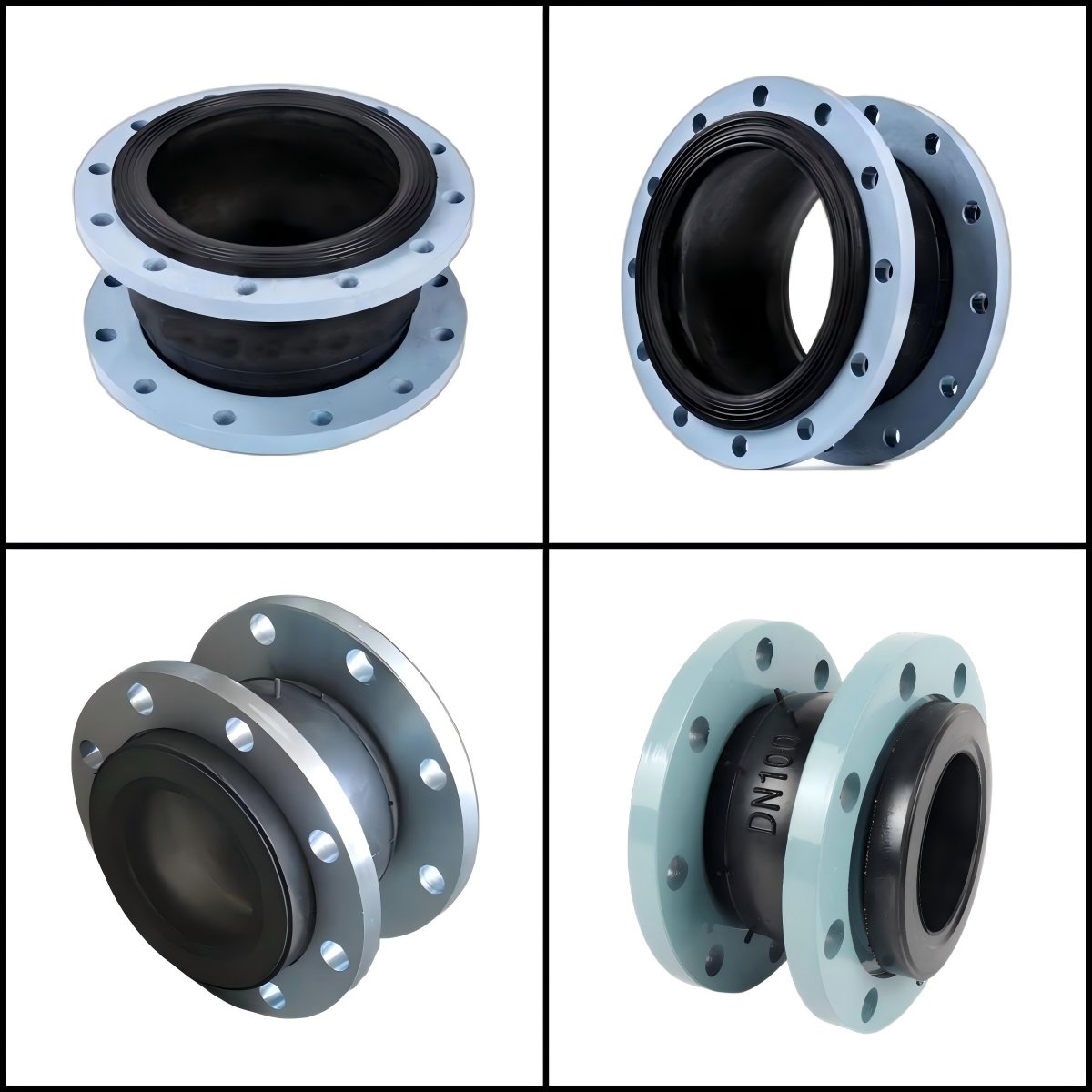 JIS Jakarta Single Sphere Rubber Expansion Joint SS304 Flange Type Bellows Flexible Connector Compensator Forged Oil Galvanised