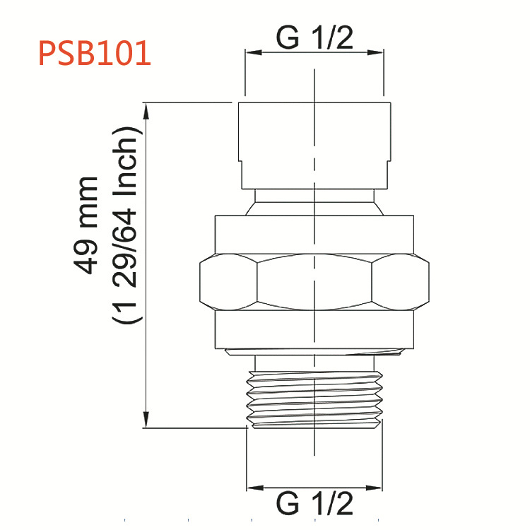 Universal Showering Component Shower Connector Ball Joint Solid Brass Adjustable Shower Arm Connector