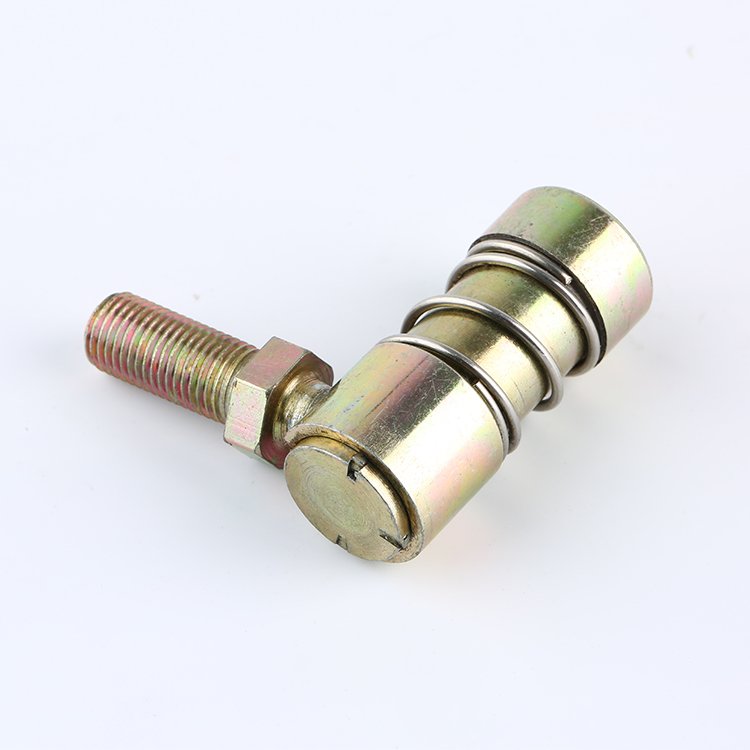 Steel Yellow Zinc Plated QI Adjustable Quick Release Swivel Linkage Ball Joint