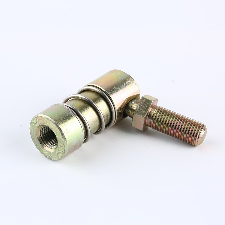 Steel Yellow Zinc Plated QI Adjustable Quick Release Swivel Linkage Ball Joint