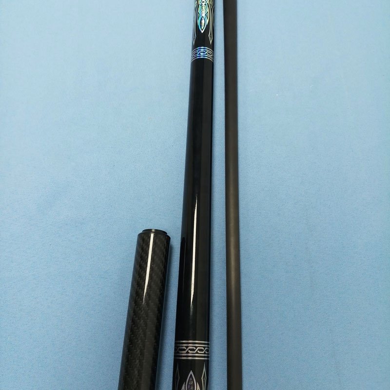 Jassinry Latest Full Carbon Black Radial Pin Pool Cues 58inch 13mm/12.5mm/11.5mm/10.5mm Billiard Cue Stick Sets with Extension