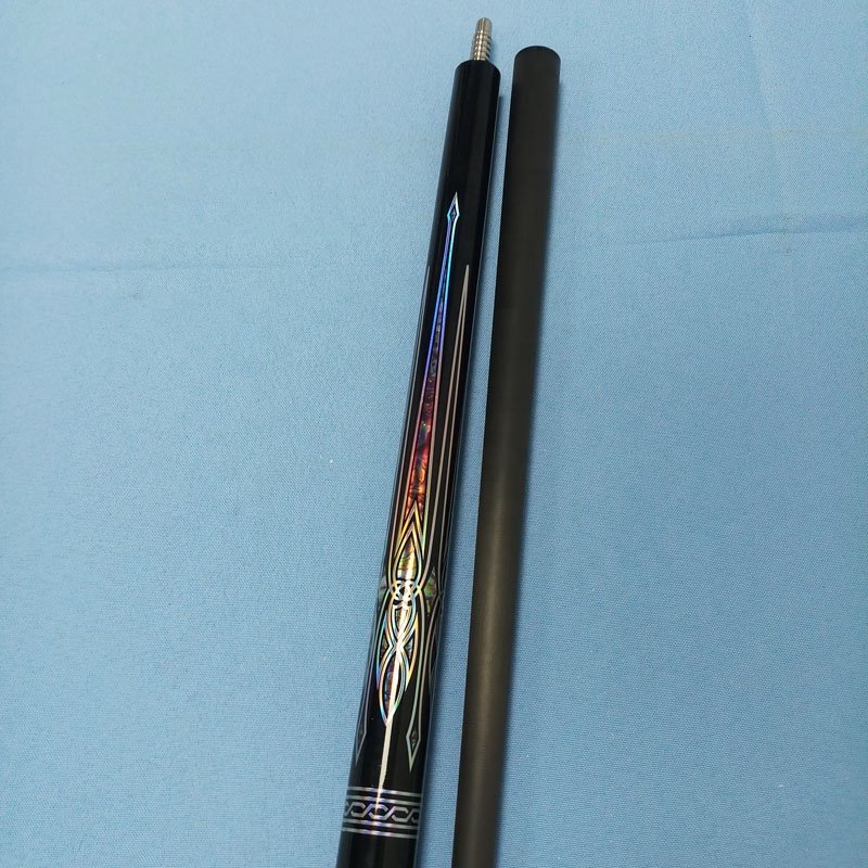 Jassinry Latest Full Carbon Black Radial Pin Pool Cues 58inch 13mm/12.5mm/11.5mm/10.5mm Billiard Cue Stick Sets with Extension
