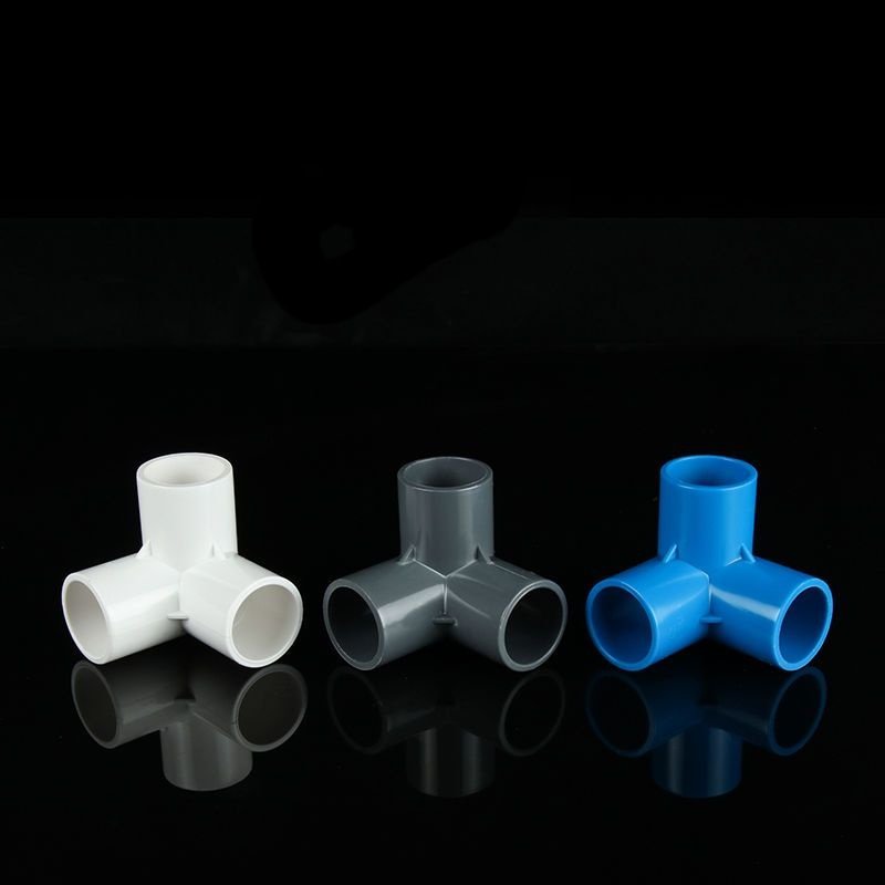 Three Ways PVC Pipe Connectors Garden Irrigation Ball Valve Tee Elbow Union Connector Cross Joints Aquarium Tube Adapter