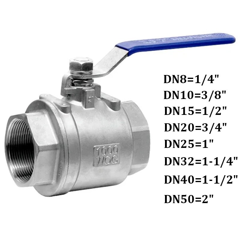 CHIMING Full Diameter High Temperature Ball Valve 4 6 Minutes Internal Thread Full Diameter Ball Valve