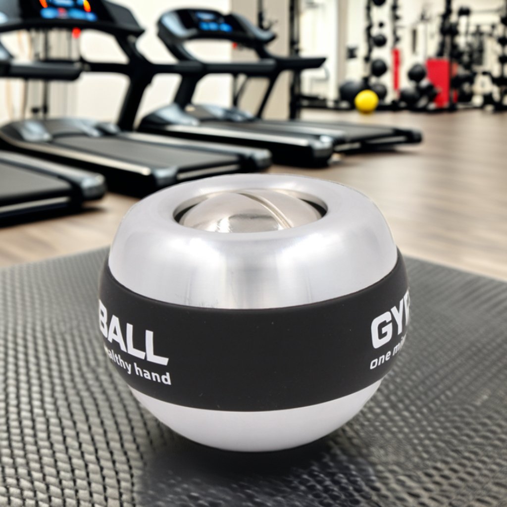 All-Metal Auto-Start Power Gyro Ball Hand Wrist Forearm Trainer Strengthener Weighted for Exercise Arm & Joint Muscle