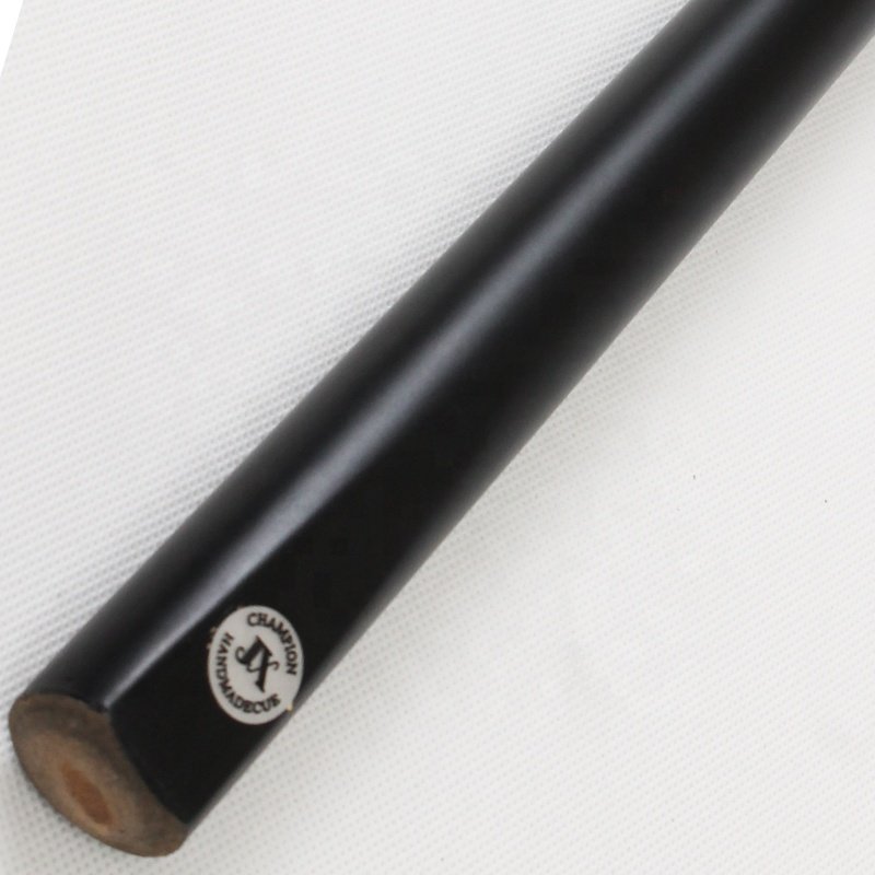 TQG-JX-067 Single Snooker Cue Stick 109cm Hot Selling Handmade Ebony Butt Stainless Steel 10mm White Wax Wood Ash Material Pool