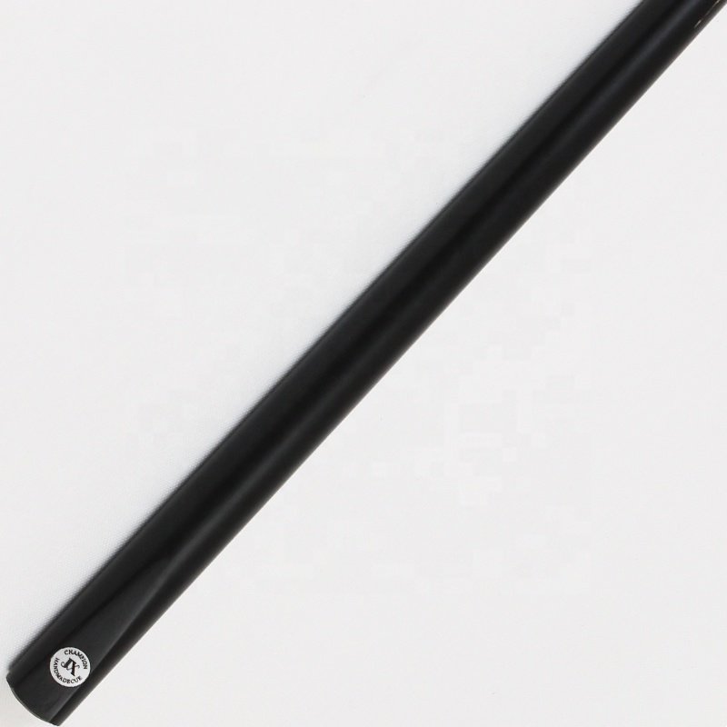 TQG-JX-067 Single Snooker Cue Stick 109cm Hot Selling Handmade Ebony Butt Stainless Steel 10mm White Wax Wood Ash Material Pool