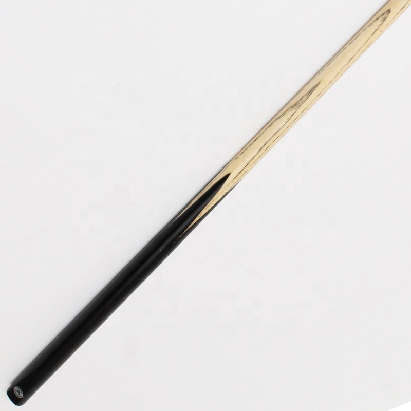 TQG-JX-067 Single Snooker Cue Stick 109cm Hot Selling Handmade Ebony Butt Stainless Steel 10mm White Wax Wood Ash Material Pool