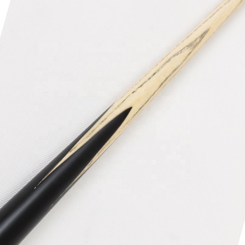 TQG-JX-067 Single Snooker Cue Stick 109cm Hot Selling Handmade Ebony Butt Stainless Steel 10mm White Wax Wood Ash Material Pool