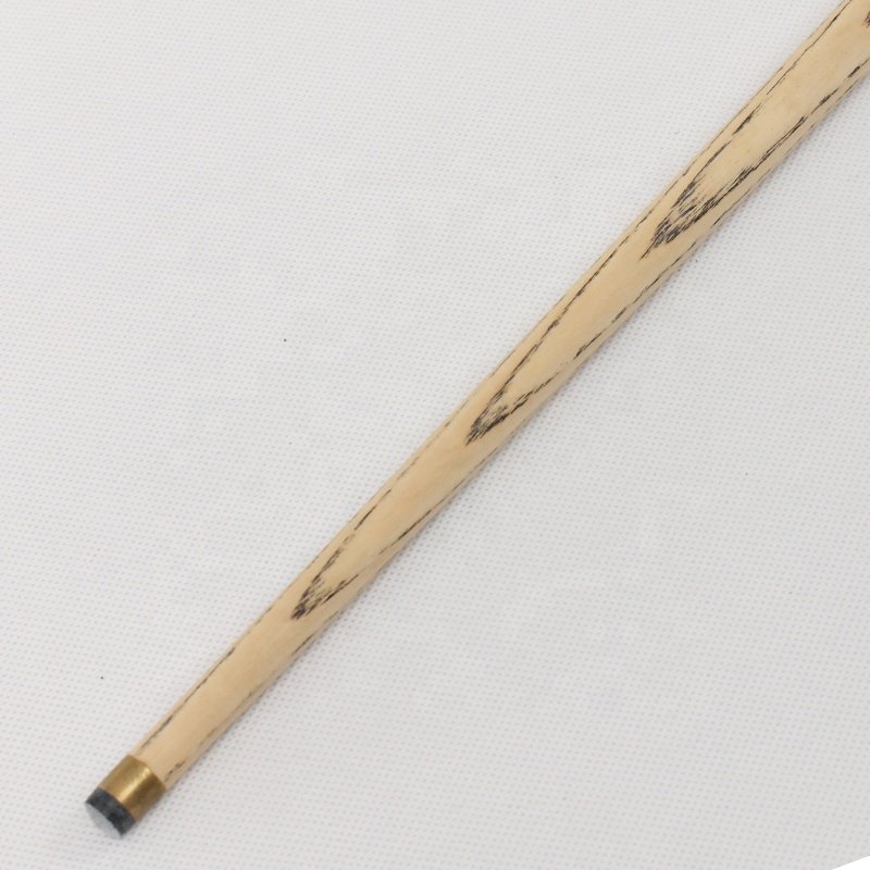 TQG-JX-067 Single Snooker Cue Stick 109cm Hot Selling Handmade Ebony Butt Stainless Steel 10mm White Wax Wood Ash Material Pool