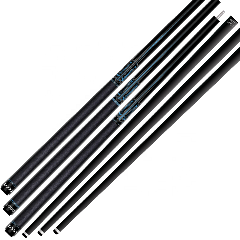 TQG-LC-C09 Play Cue Factory Custom Pool Cue Stick 1/2 Split 12.5mm Maple Butt Designs Stainless Joint Butt Billiards Cue