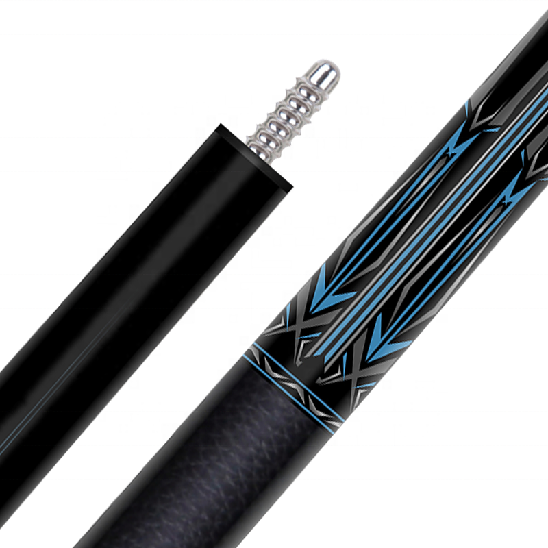 TQG-LC-C09 Play Cue Factory Custom Pool Cue Stick 1/2 Split 12.5mm Maple Butt Designs Stainless Joint Butt Billiards Cue