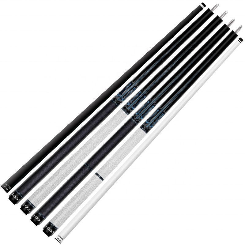 TQG-LC-C09 Play Cue Factory Custom Pool Cue Stick 1/2 Split 12.5mm Maple Butt Designs Stainless Joint Butt Billiards Cue