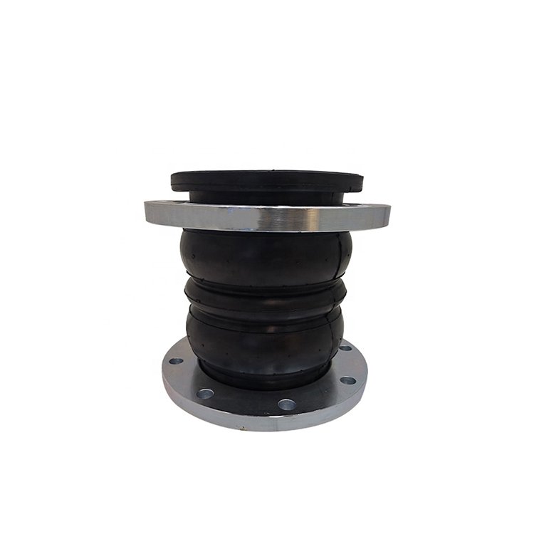 Manufacture Shock Absorption Double Ball Flexible Noise Reduction Flanged Rubber Expansion Joint