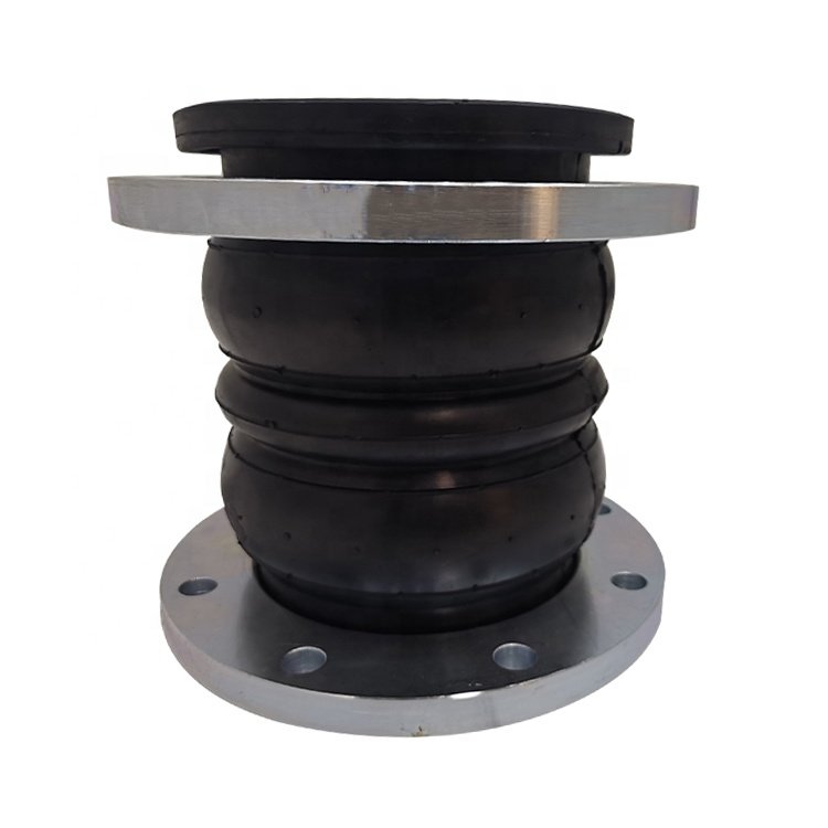 Manufacture Shock Absorption Double Ball Flexible Noise Reduction Flanged Rubber Expansion Joint