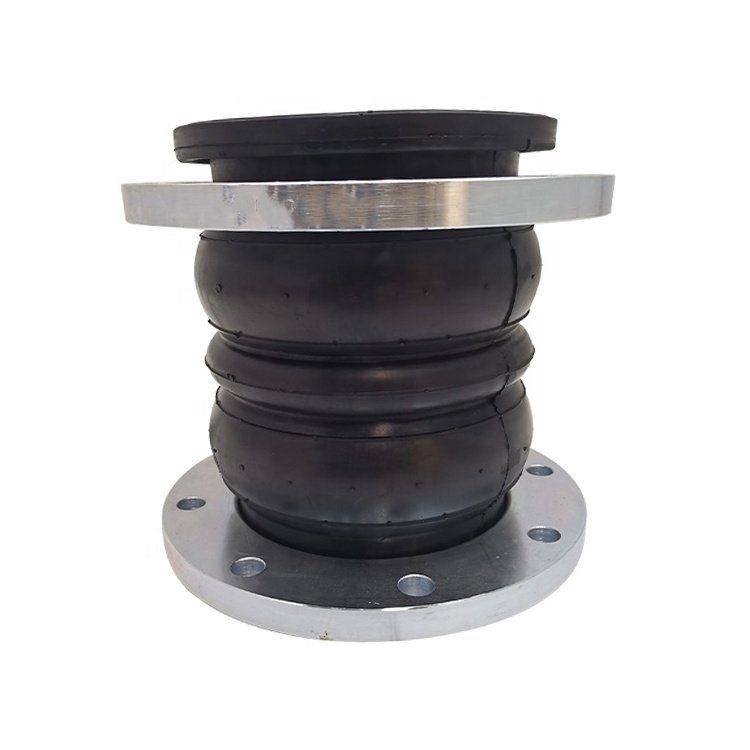 Manufacture Shock Absorption Double Ball Flexible Noise Reduction Flanged Rubber Expansion Joint