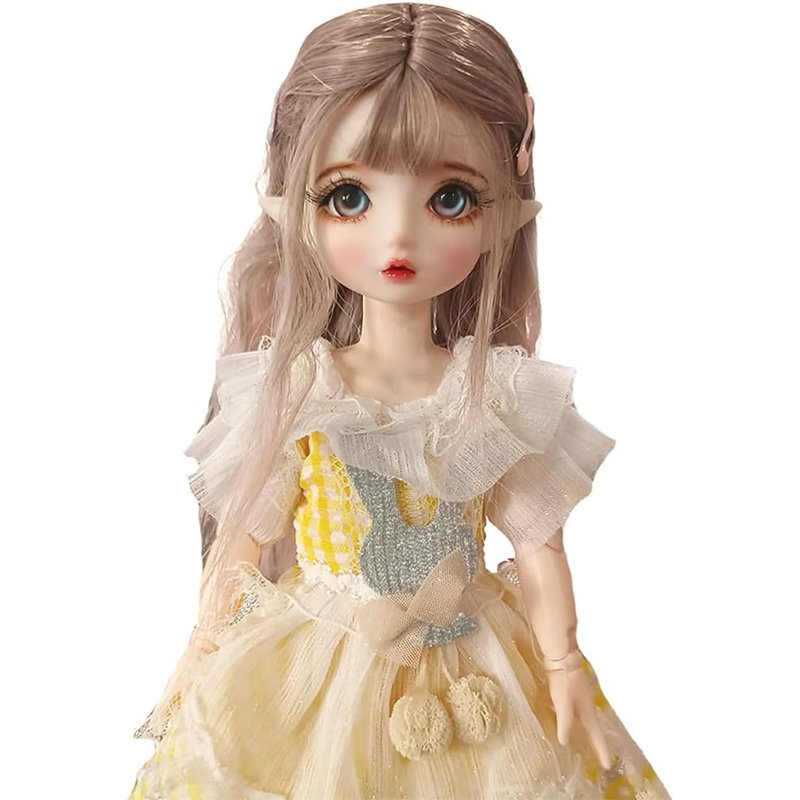 New Arrival Elf Dolls 11.8 Inch Pretty Ball Jointed Doll DIY Toys with Clothes Outfit Shoes Wig Hair Makeup