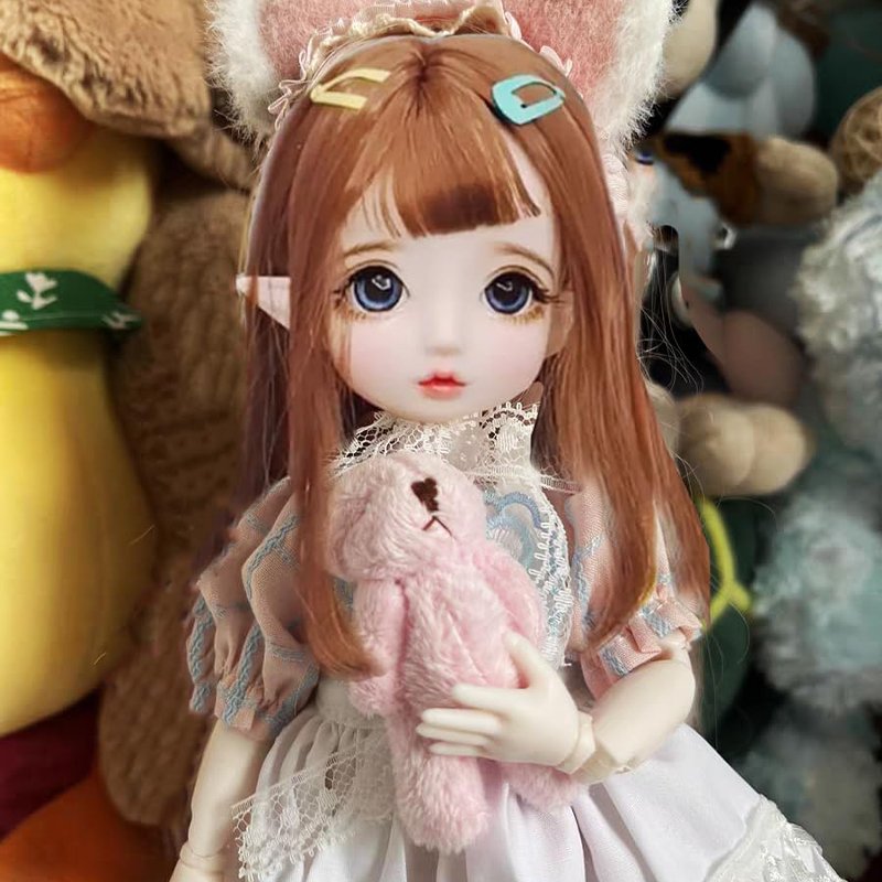 New Arrival Elf Dolls 11.8 Inch Pretty Ball Jointed Doll DIY Toys with Clothes Outfit Shoes Wig Hair Makeup