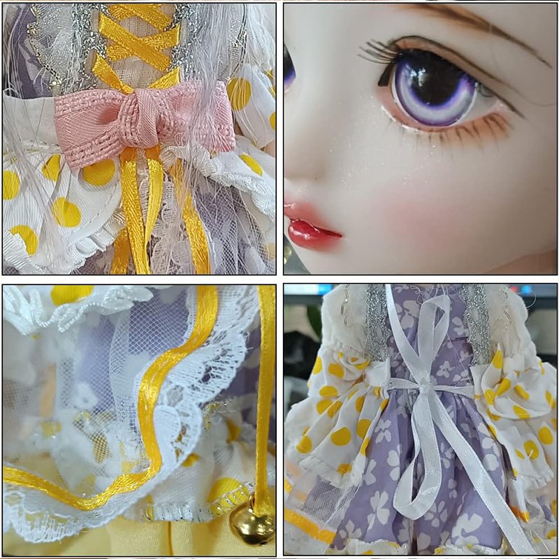 New Arrival Elf Dolls 11.8 Inch Pretty Ball Jointed Doll DIY Toys with Clothes Outfit Shoes Wig Hair Makeup