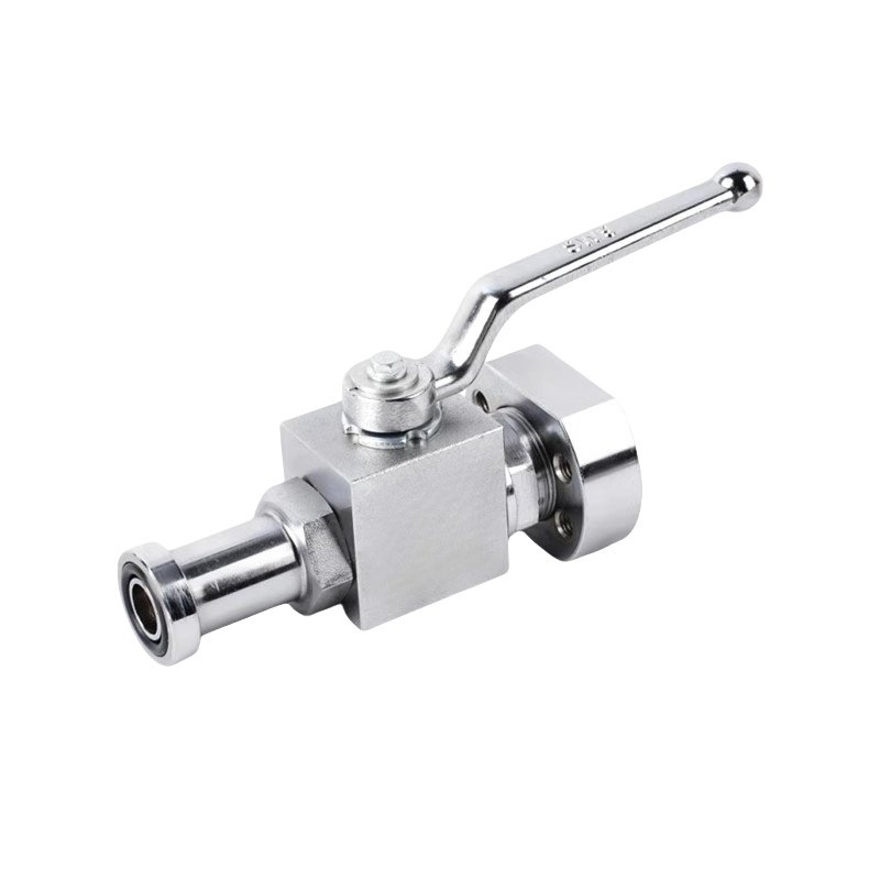 BKH-SAE-210-D/S 410Bar MKH-SAE-420 One End SAE Integral Flange Water Media With 6000PSI Separate Flange Joint Ball Valve