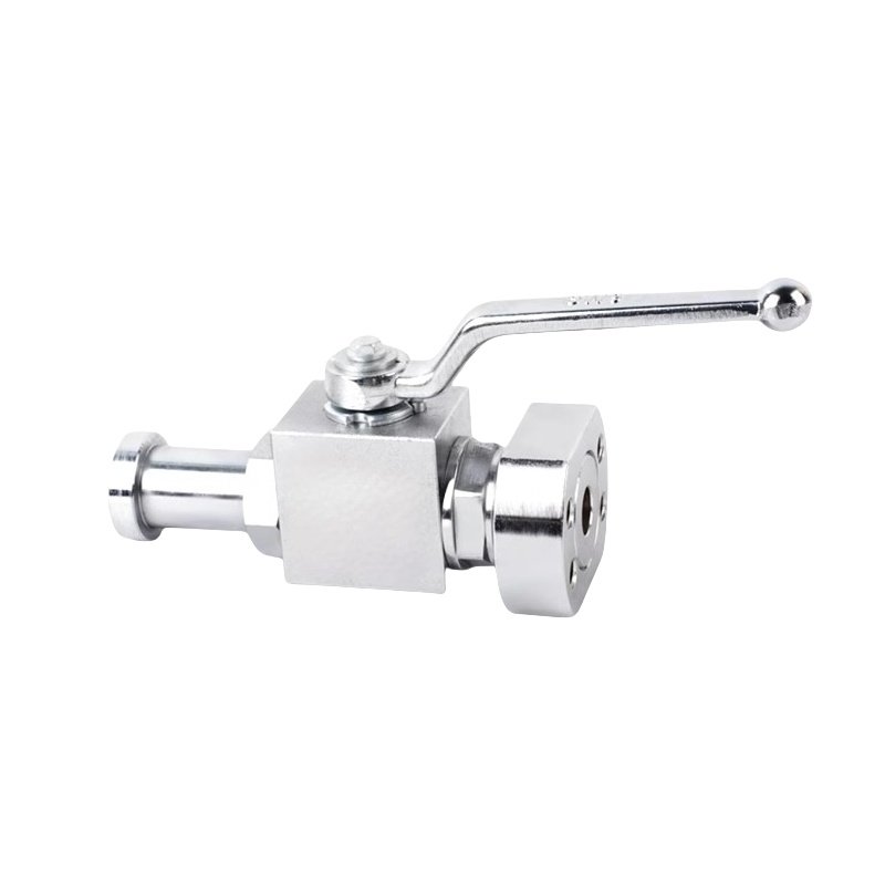 BKH-SAE-210-D/S 410Bar MKH-SAE-420 One End SAE Integral Flange Water Media With 6000PSI Separate Flange Joint Ball Valve