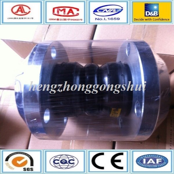 Union Type and Stainless Steel Material Double Ball Rubber Joint