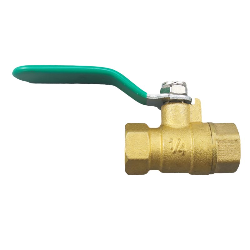 Brass Ball Valve 1/4'' Female Thread Connector Joint Copper Pipe Fitting Coupler Adapter 1 Pcs