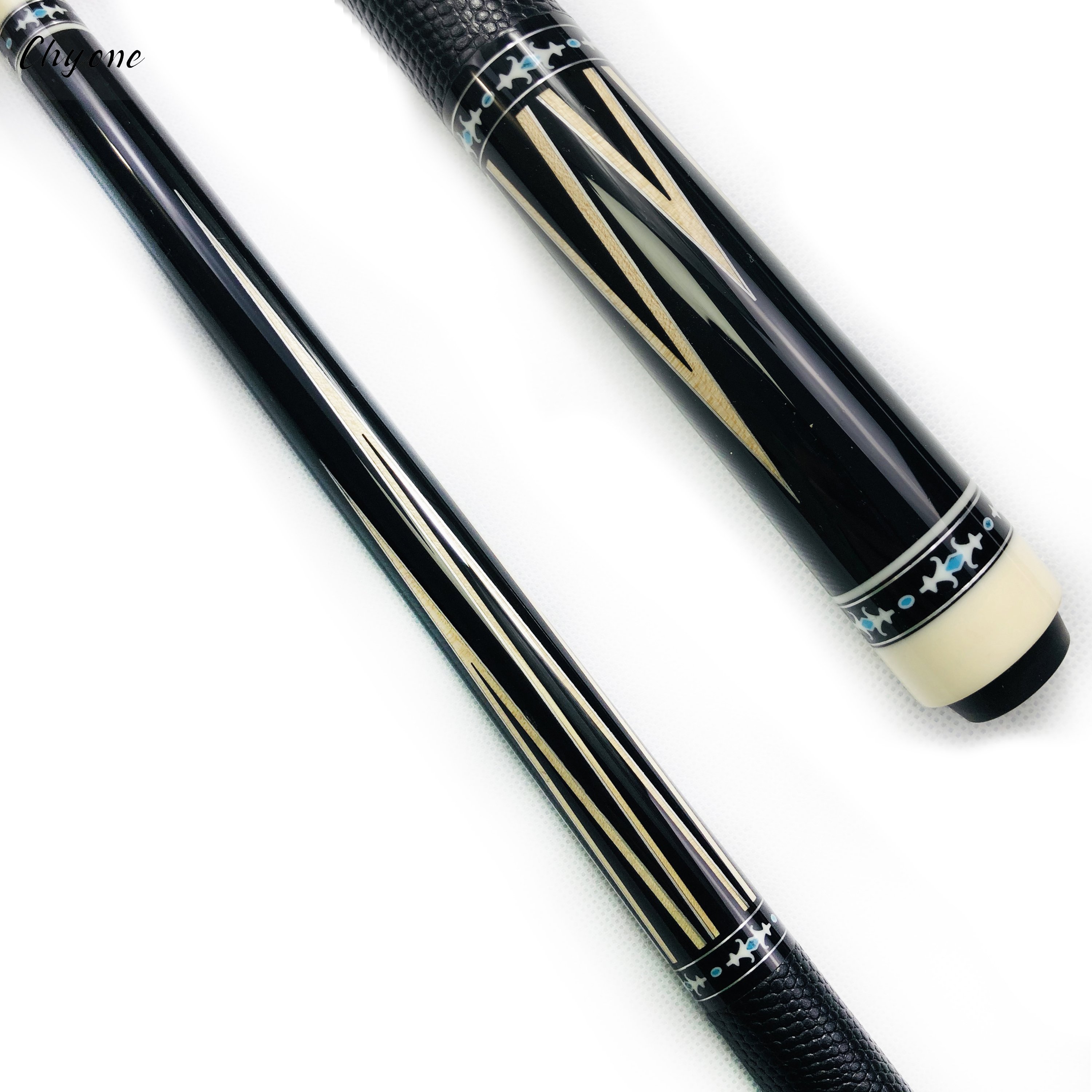 Pool Cue Chyone Custom Silver Points Inlay Black Ebony JMC Hard Maple Shafts 1/2 Joint Carom Cue Stick Billiard Cue