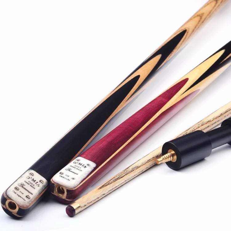 Factory Sales Best Quality 3/4 Joint Cue Ash Wood Snooker Cue 9-13mm Tip CL-SC004 Hand Made Billiard Cue