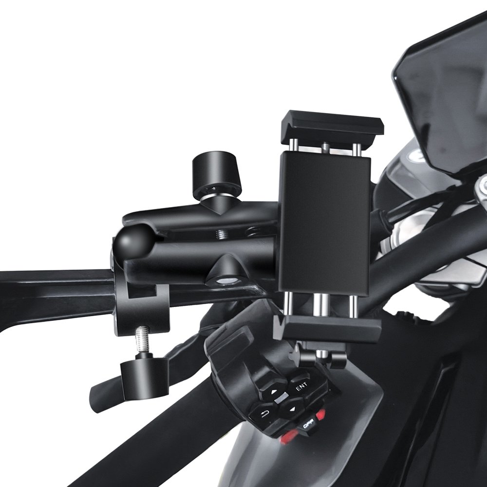 Summer Bee Aluminum 1inch Ball Mount Mobile Phone Holder 1"Ballhead Holder 20mm/17mm/25mm Motorcycle/Car Based Clamp for Ram