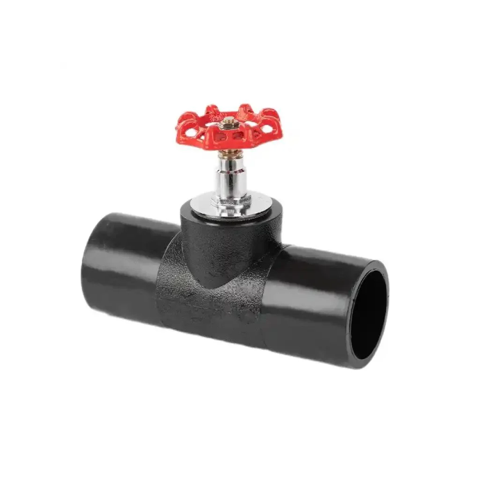 Hot Melt HDPE Pipe Fittings Elbow Tee End Cap Reducing Tee Reducer