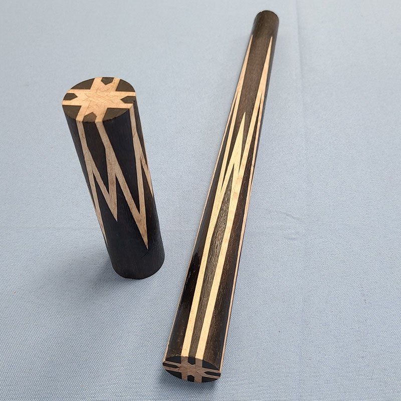 Xmlivet Half-finished Ebony Wood Splicing Inlay Ebony Wood Pool Cue Butt Sleeves Custom Billiard Sticks for Cue Makers