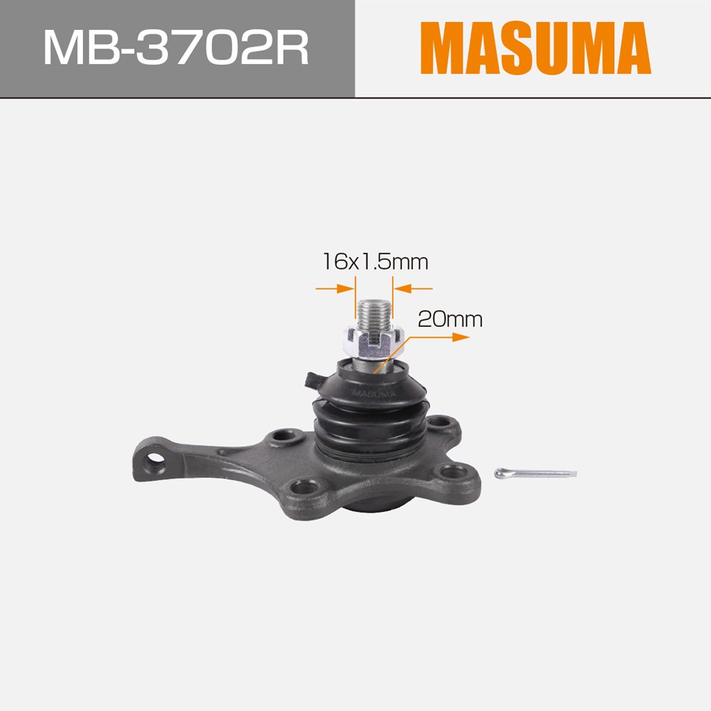 MB-3702R MASUMA Auto Suspension Systems Assembly Ball Joint 43330-29165 43330-29165 43330-29166 for TOYOTA TOWNACE CR30G