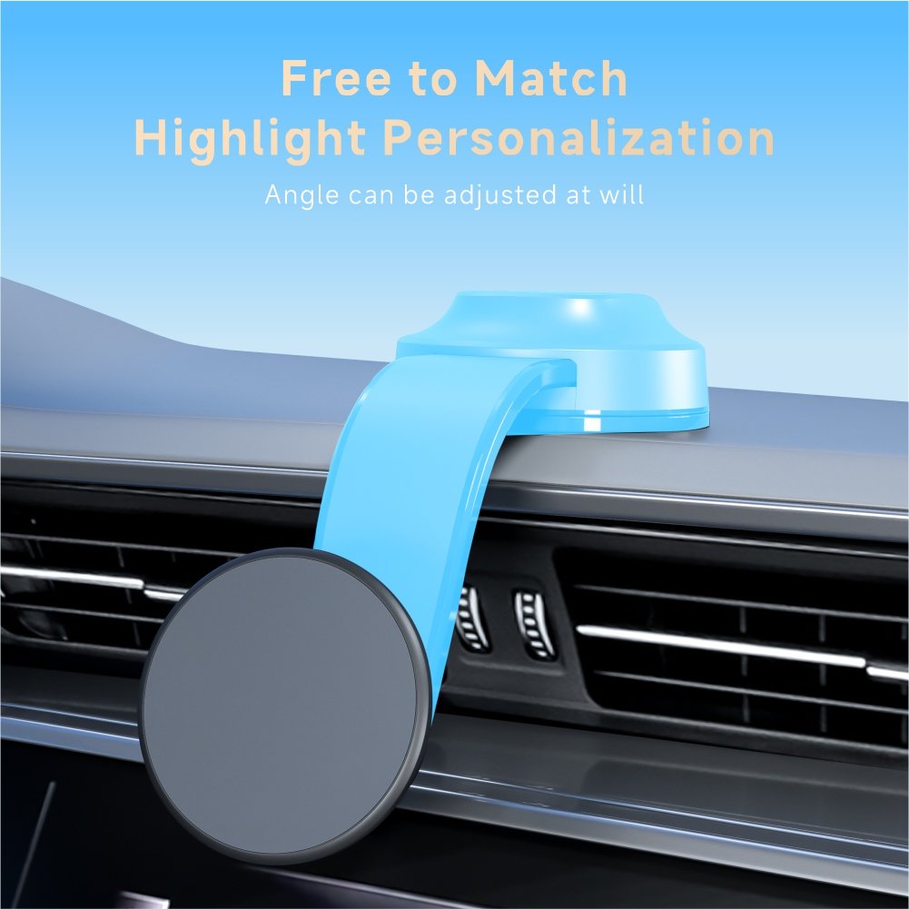Universal 17mm 0.67 Inch Ball Joint Car Phone Mount Accessories Strong Magnetic Suitable for 4.7"-6.9" Phones