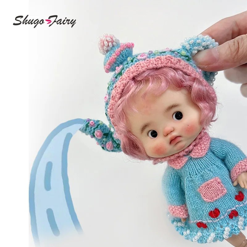PreOrder XiaoPangpi Bjd Doll 1/8 XiaoCong1 OB11 Blythe Qbaby Reborn SuperCute SoothBigHead Figure Ball Jointed Dolls ShugaFairy