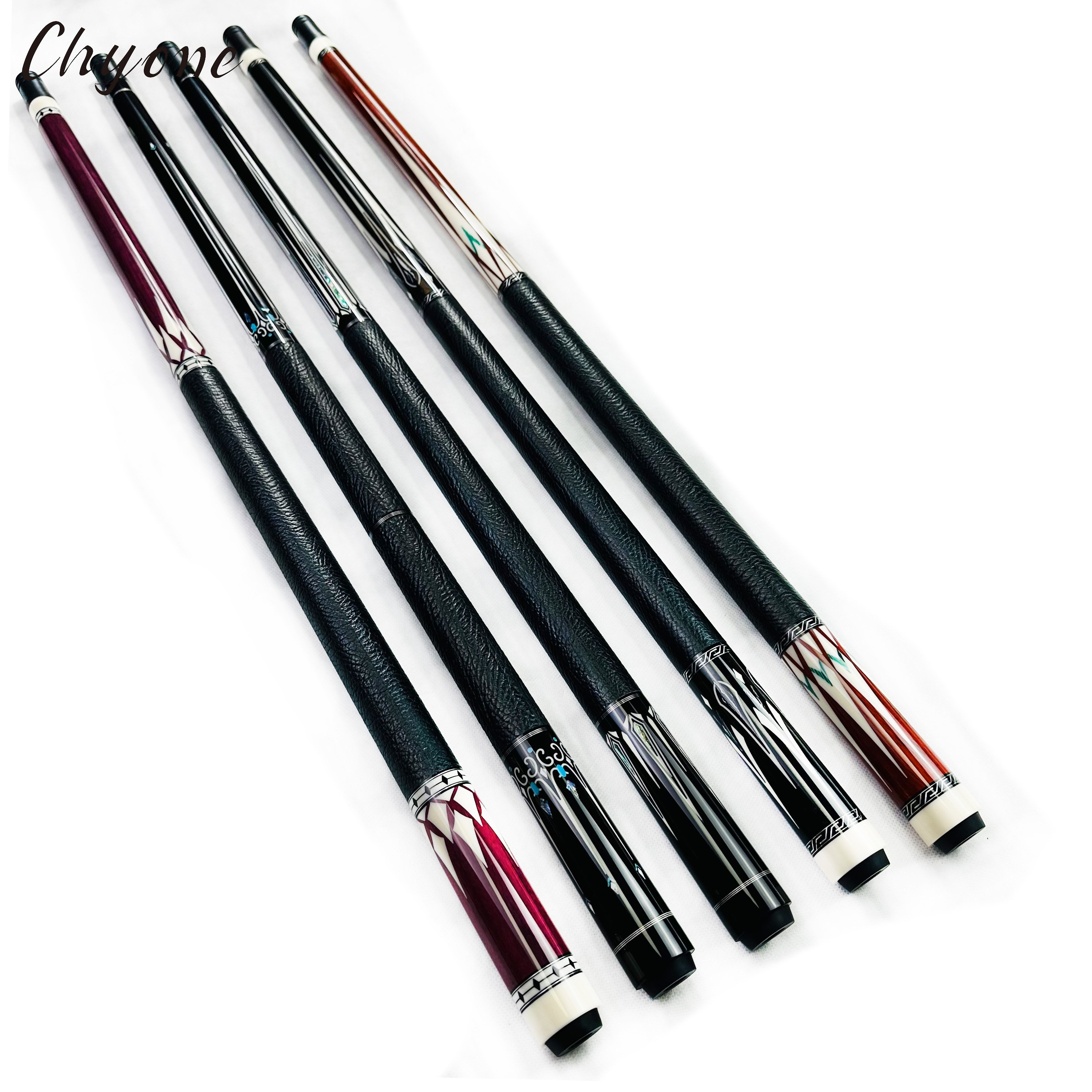 Billiard Cue Chyone Canadian Hard Maple Carbon Core Shafts 1/2 Joint Inlay Carom Cues Straight Pool Cues