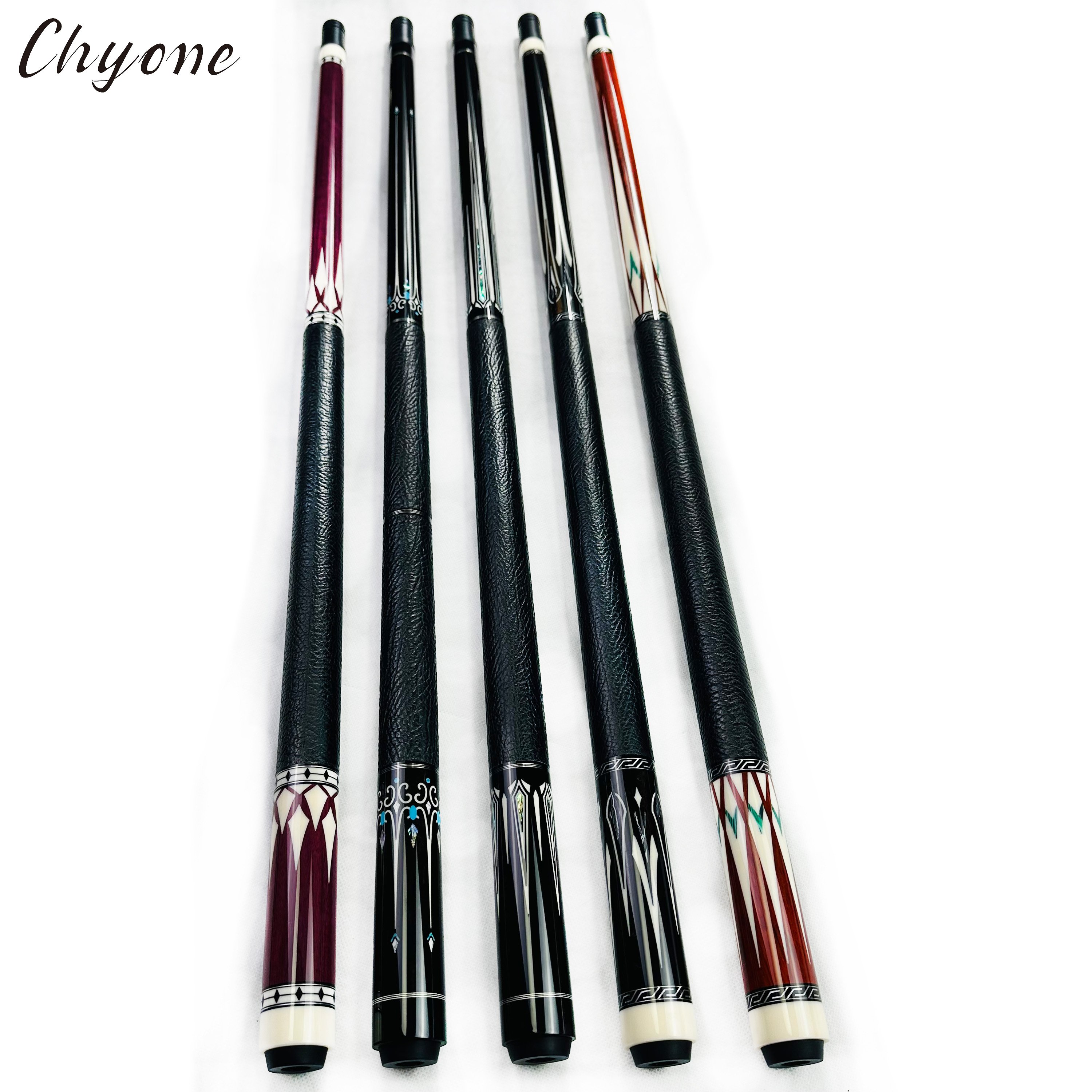 Billiard Cue Chyone Canadian Hard Maple Carbon Core Shafts 1/2 Joint Inlay Carom Cues Straight Pool Cues